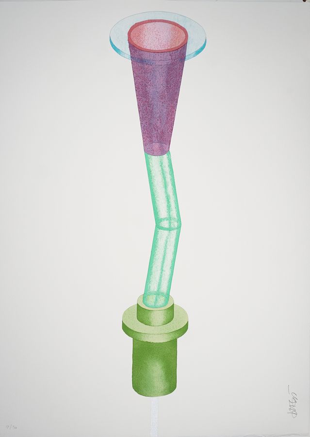 Dbang-bum – Ettore Sottsass – 2002 – Ettore Sottsass, silkscreen, lithograph Dbang-bum