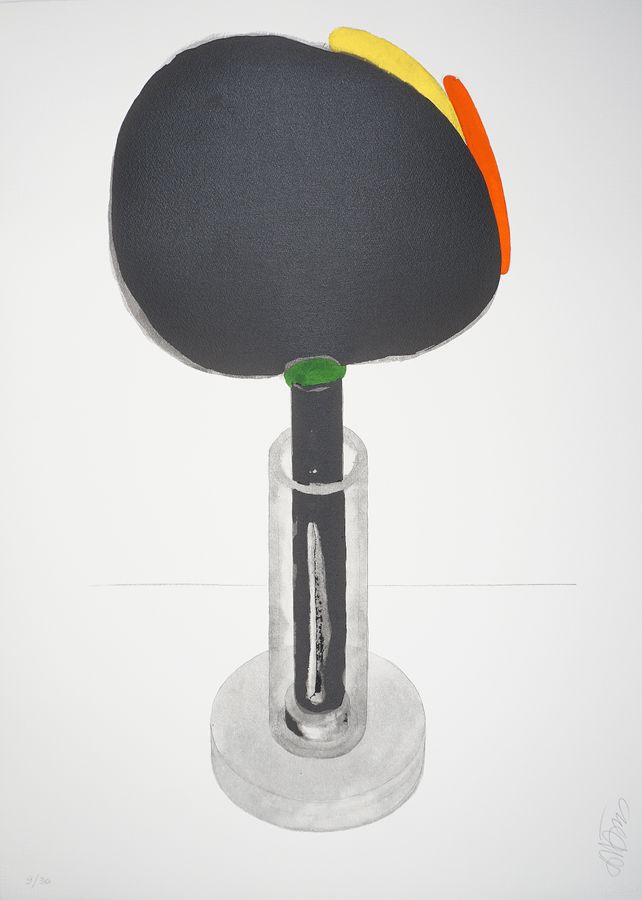 Lingam II – Ettore Sottsass – 2002 – Ettore Sottsass, silkscreen, lithograph Lingam II