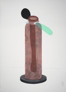 Ettore Sottsass – Lingam IV – Silkscreen on Arches paper