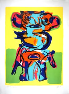 Karel Appel – Personnage – Lithograph on BFK Rives paper.