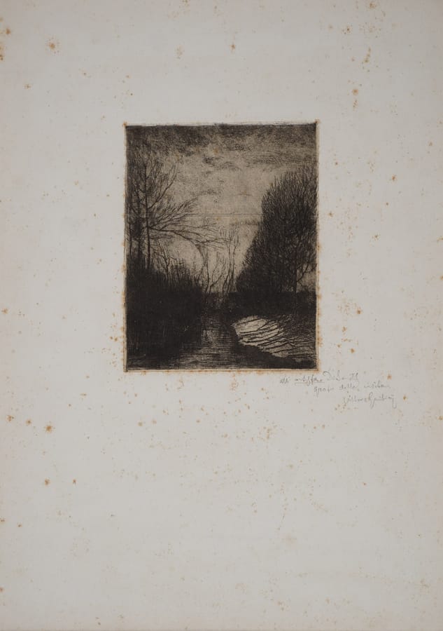 Campagna or Sera d'Inverno – Vittore Grubicy de Dragon – 1890/93