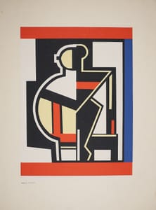 Fernand Leger – Epoque Mécanique – Screenprint on cream wove paper