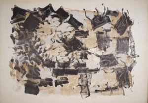 Jean-Paul Riopelle – Jute III – Lithograph on Lana paper