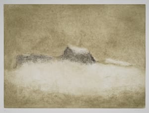 Antonio Zoran Mušič – “Averau” Cortina – Etching and drypoint on BFK Rives paper