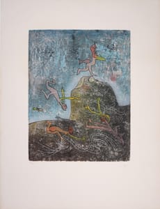 Roberto  Matta – Untitled – Etching and aquatint on Arches paper