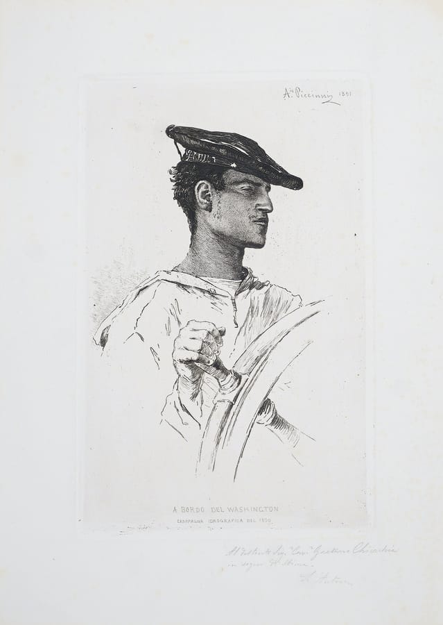 A bordo del Washington – Antonio Piccinni – 1891