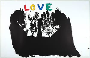 Jim Dine – gLOVEs – Lithograph