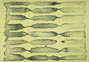 Nobuya Abe – Senza titolo – Litografia su carta Magnani Pescia