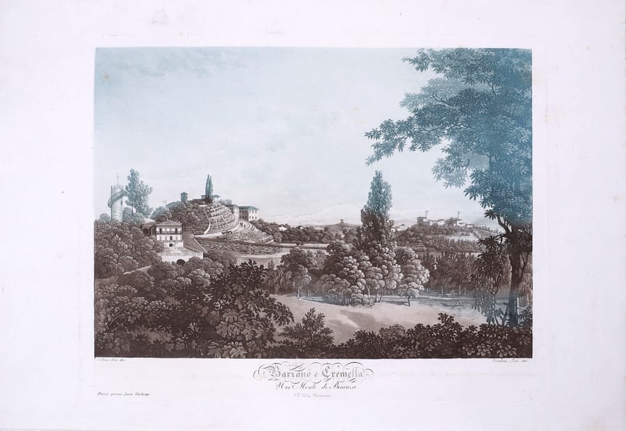 Barzanó e Cremella nei Monti di Brianza - Villa Pirovano – Federico e Carolina Lose – 1823 ca