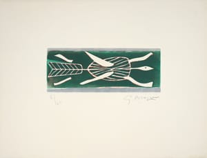 Georges Braque – Thalassa I – Etching and aquatint on Richard de Bass wove paper.