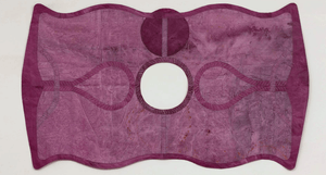 Lupo Borgonovo – M II – Acrylic and cotton thread on Chinese paper