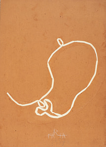 Farfa – Maternità – Collage on card board 